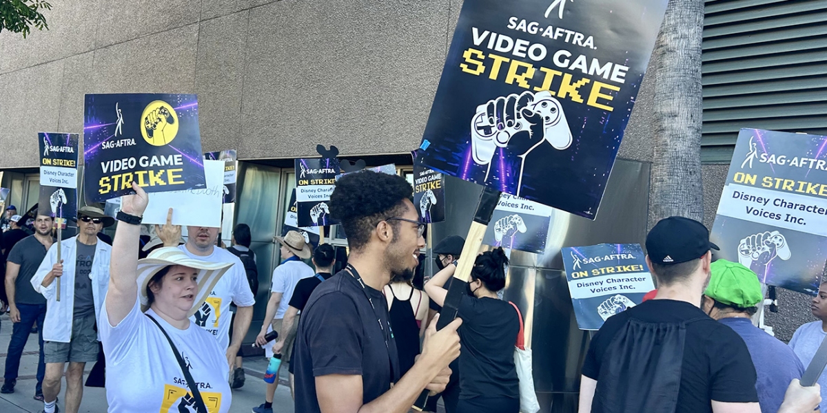 Video Game Union Performers Call for AI Protections at Disney Picket: &ldquo;This Is Not Something We Can Wait For